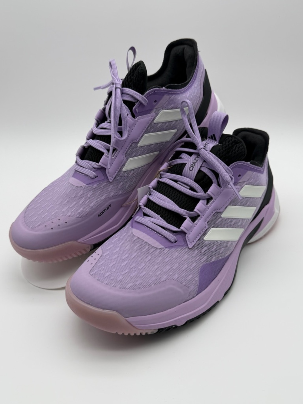 adidas Crazyflight Volleyball Shoes Purple/Black/White HP7027 Women’s 11